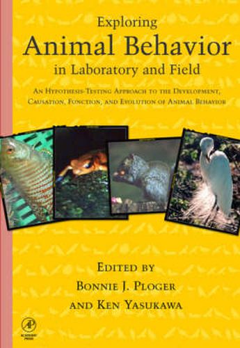 Cover image for Exploring Animal Behavior in Laboratory and Field: An Hypothesis-testing Approach to the Development, Causation, Function, and Evolution of Animal Behavior