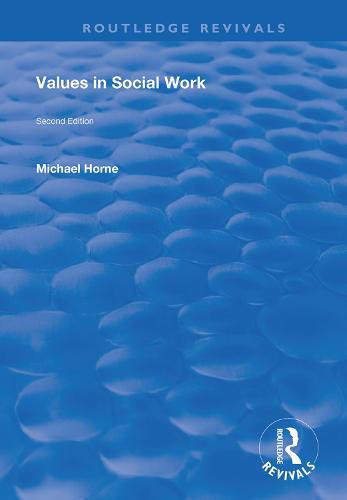 Cover image for Values in Social Work