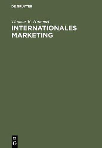 Cover image for Internationales Marketing