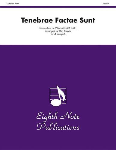 Cover image for Tenebrae Factae Sunt: Score & Parts