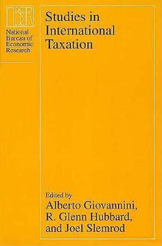 Cover image for Studies in International Taxation