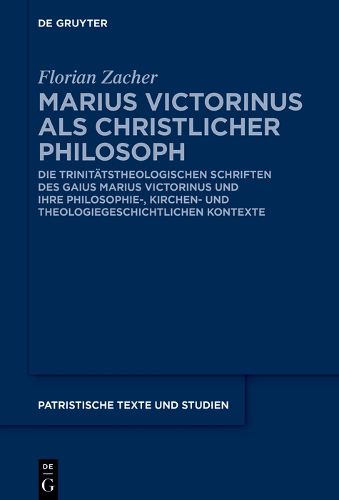 Cover image for Marius Victorinus als christlicher Philosoph