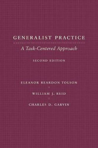 Cover image for Generalist Practice: A Task-centered Approach