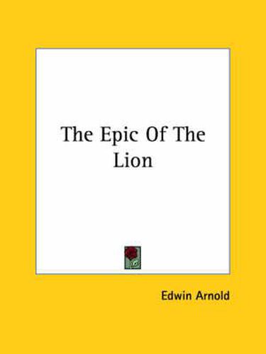 Cover image for The Epic of the Lion