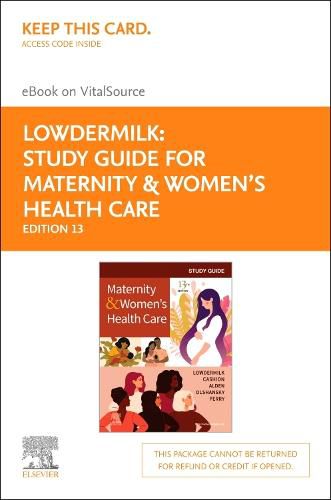 Cover image for Study Guide for Maternity & Women's Health Care Elsevier eBook on Vitalsource (Retail Access Card)