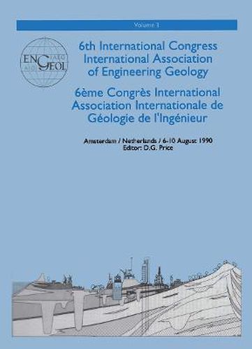 Cover image for 6th international congress International Association of Engineering Geology, volume 3: Proceedings / Comptes-rendus, Amsterdam, Netherlands, 6-10 August 1990