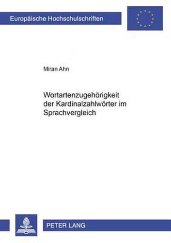 Wortartenzugehoerigkeit Der Kardinalzahlwoerter Im Sprachvergleich