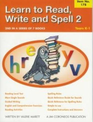 Cover image for Learn to Read, Write and Spell 2: Years K-1