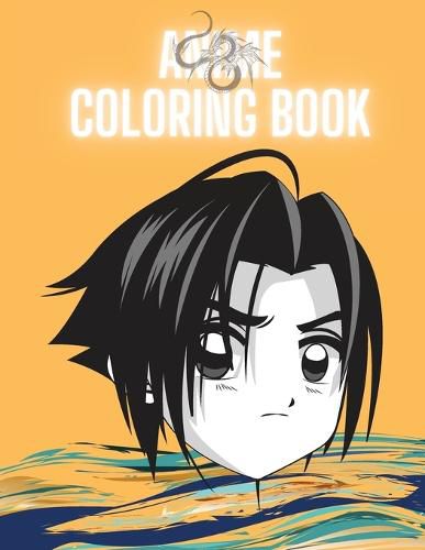 Cover image for Anime Coloring Book: Cute Anime Characters to Color for all Ages