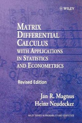 Cover image for Matrix Differential Calculus with Applications in Statistics and Econometrics