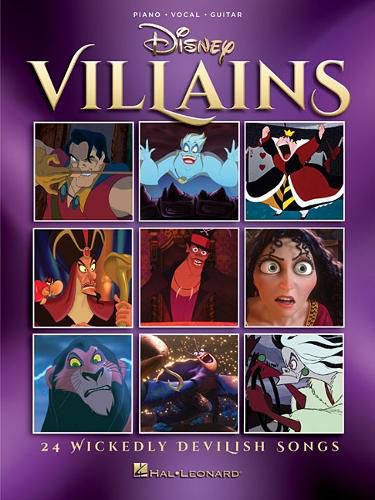 Cover image for Disney Villains: 24 Wickedly Devilish Songs