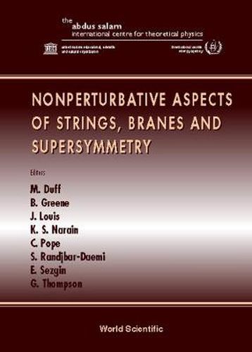 Cover image for Nonperturbative Aspects Of Strings, Branes And Supersymmetry - Proceedings Of The Spring School On Nonperturba