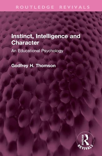 Cover image for Instinct, Intelligence and Character