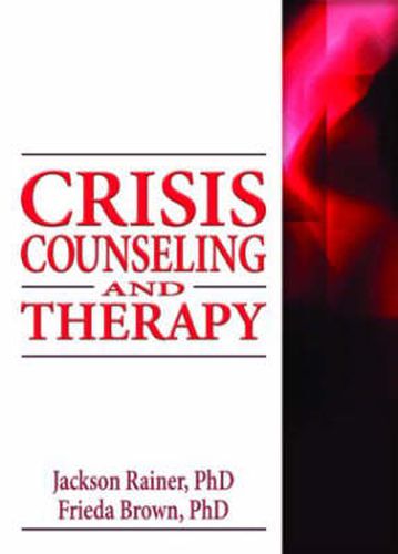 Cover image for Crisis Counseling and Therapy