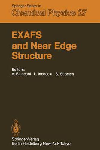 Cover image for EXAFS and Near Edge Structure: Proceedings of the International Conference Frascati, Italy, September 13-17, 1982