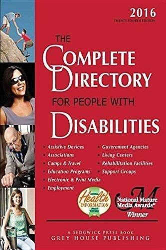 Cover image for Complete Directory for People with Disabilities, 2016