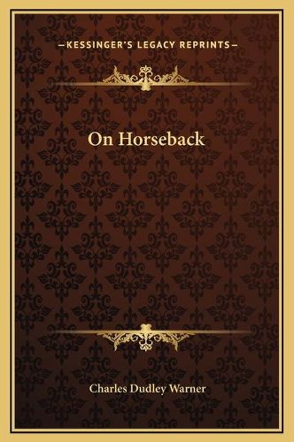 Cover image for On Horseback