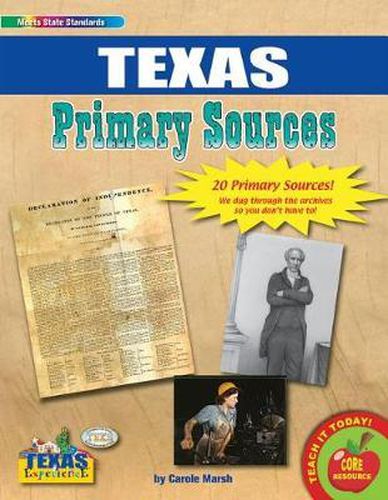 Cover image for Texas Primary Sources