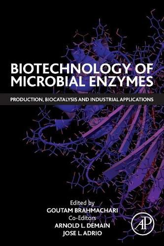 Cover image for Biotechnology of Microbial Enzymes: Production, Biocatalysis and Industrial Applications