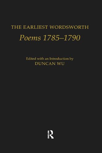 Cover image for The Earliest Wordsworth: Poems 1785-1790