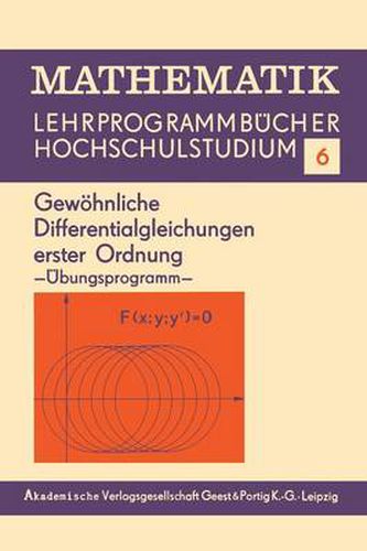 Cover image for Gewoehnliche Differentialgleichungen Erster Ordnung: UEbungsprogramm