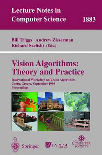 Vision Algorithms: Theory and Practice: International Workshop on Vision Algorithms Corfu, Greece, September 21-22, 1999 Proceedings