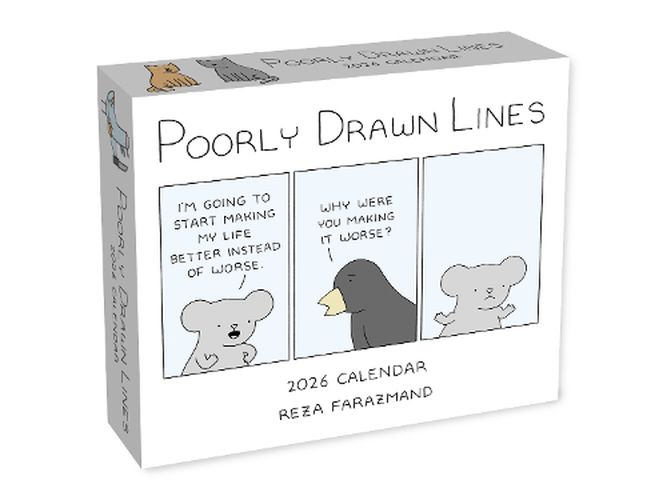 Cover image for Poorly Drawn Lines 2026 Day-to-Day Calendar