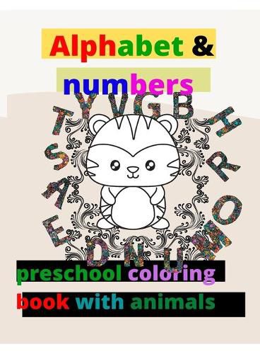 Cover image for alphabet with colouring animals