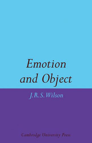 Cover image for Emotion and Object