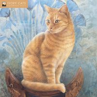 Cover image for Ivory Cats by Lesley Anne Ivory Wall Calendar 2025 (Art Calendar)