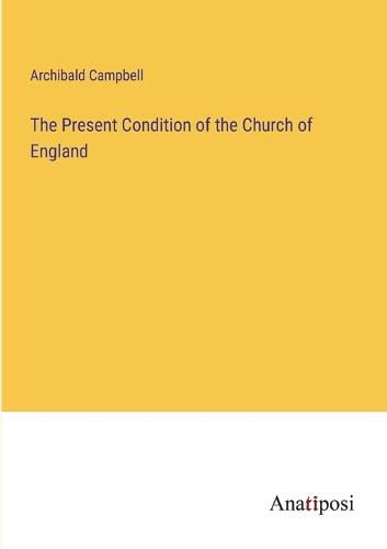 Cover image for The Present Condition of the Church of England