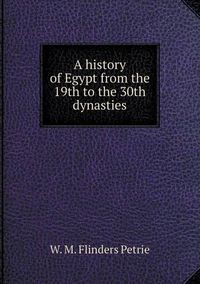 Cover image for A history of Egypt from the 19th to the 30th dynasties