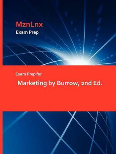 Cover image for Exam Prep for Marketing by Burrow, 2nd Ed.