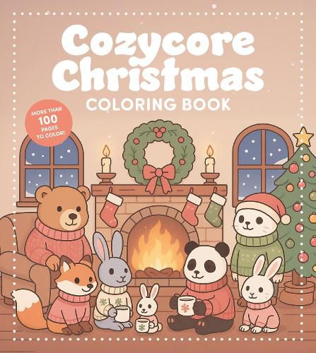 Cover image for Cozycore Christmas Coloring Book