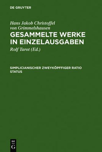 Cover image for Simplicianischer Zweykoepffiger Ratio Status