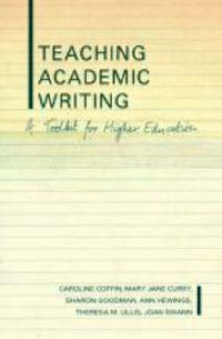 Cover image for Teaching Academic Writing: A Toolkit for Higher Education