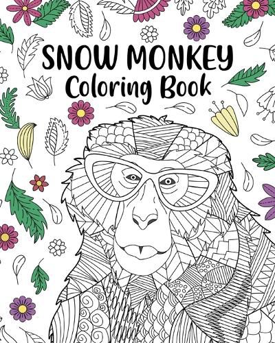 Cover image for Snow Monkey Coloring Book