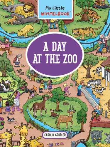 Cover image for My Little Wimmelbook (R) - A Day at the Zoo