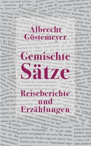 Cover image for Gemischte Saetze