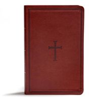 Cover image for KJV Giant Print Reference Bible, Brown LeatherTouch, Indexed