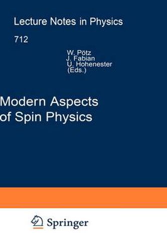 Cover image for Modern Aspects of Spin Physics