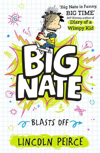 Cover image for Big Nate Blasts Off