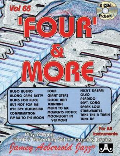 Four and More Organ & Drums: Jazz Play-Along Vol.65