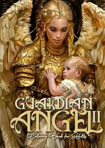 Cover image for Guardian Angel Coloring Book for Adults 2