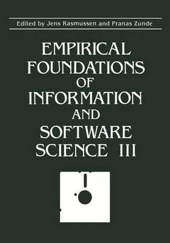 Cover image for Empirical Foundations of Information and Software Science III
