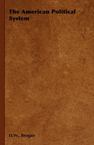 Cover image for The American Political System