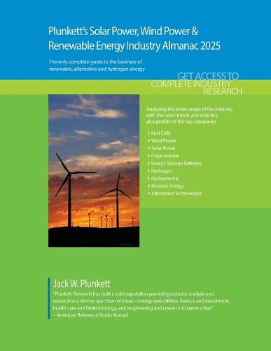 Cover image for Plunkett's Solar Power, Wind Power & Renewable Energy Industry Almanac 2025