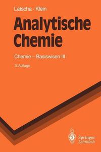 Cover image for Analytische Chemie