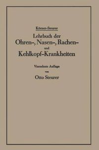 Cover image for Lehrbuch Der Ohren-, Nasen-, Rachen- Und Kehlkopf-Krankheiten