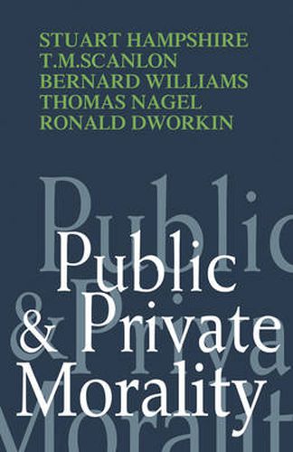 Cover image for Public and Private Morality